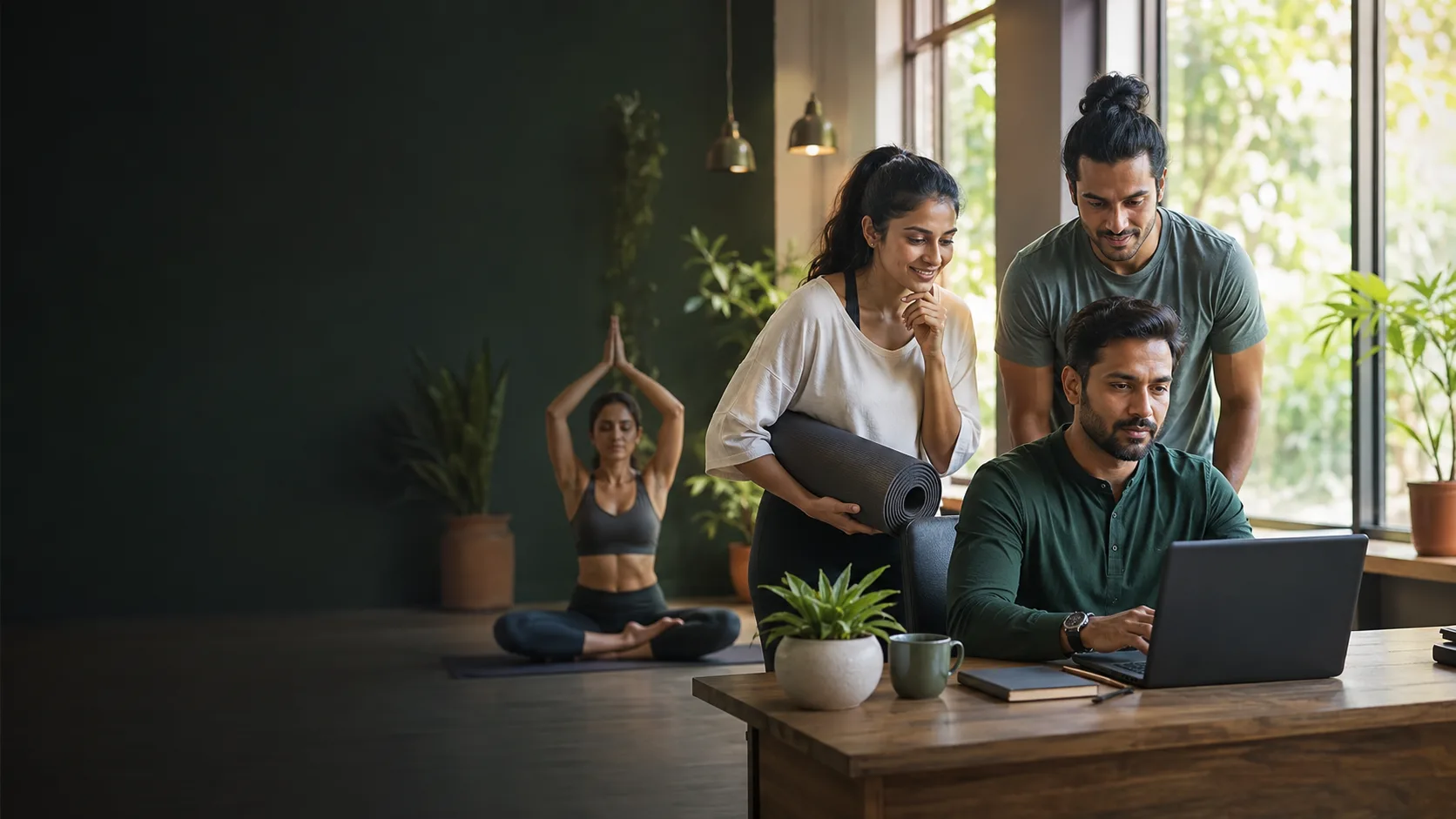 Premium yoga trainer hiring platform in India