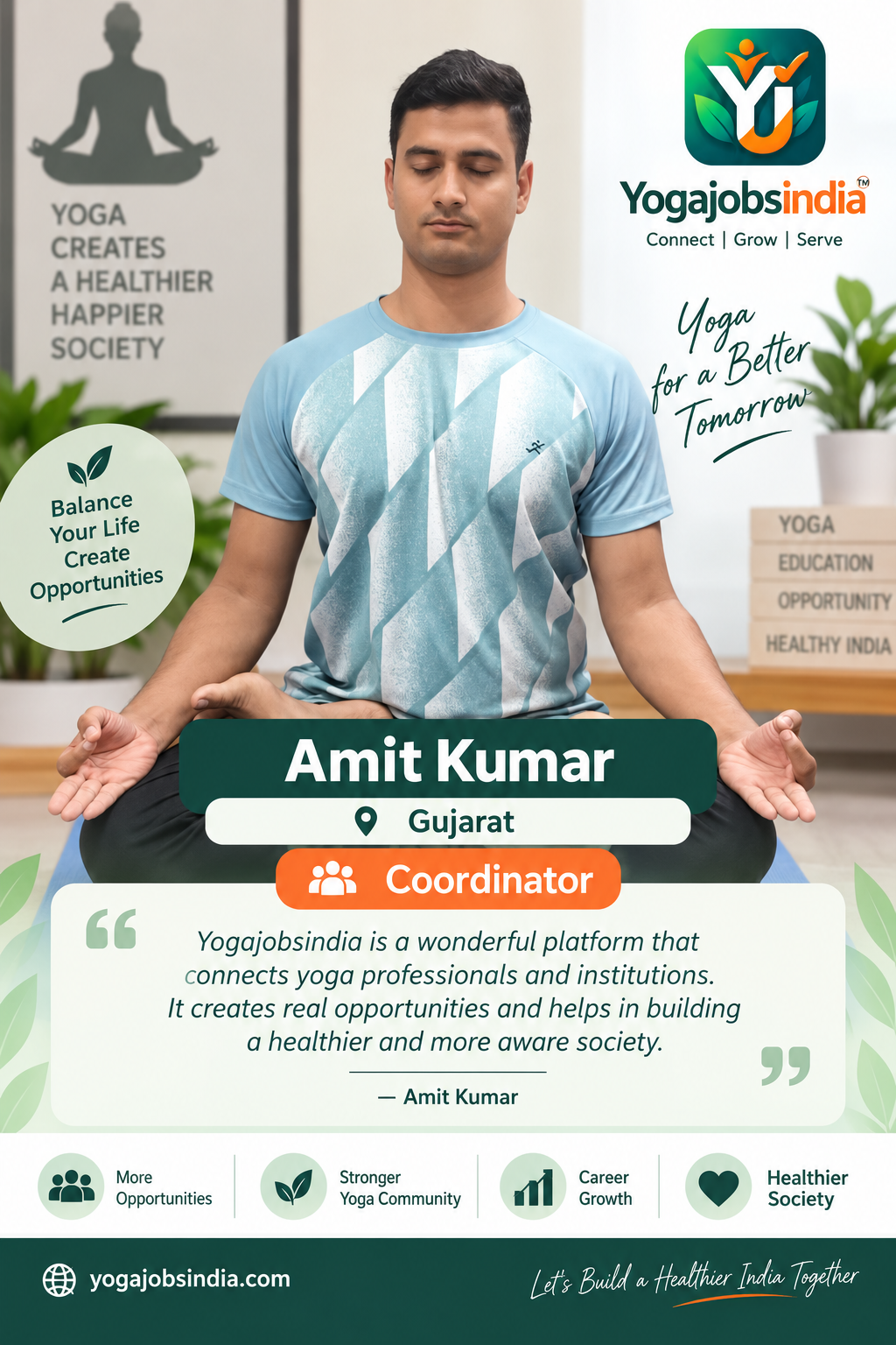 Amit Kumar Gujarat - Coordinator