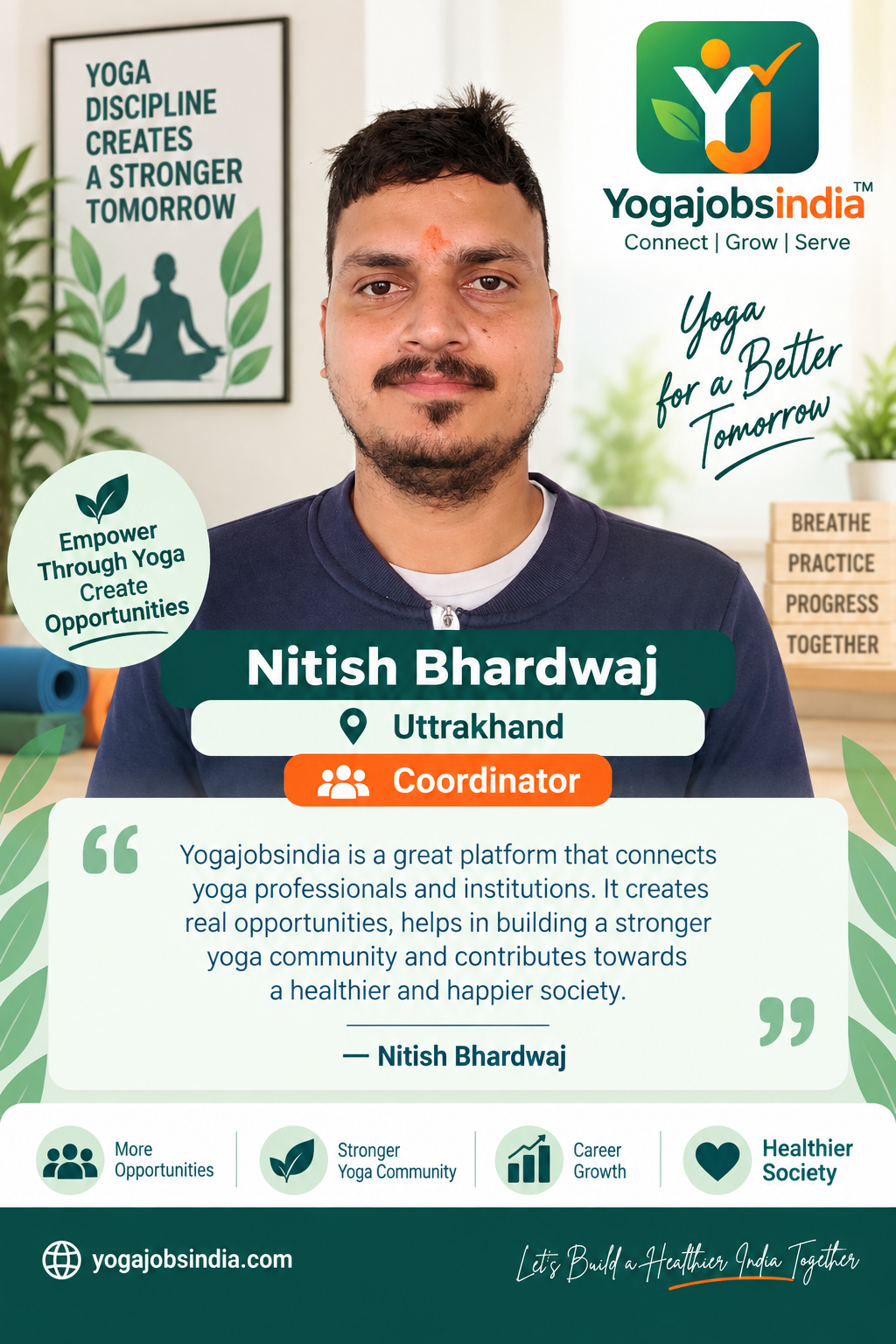 Nitish Kumar Uttrakhand - Coordinator