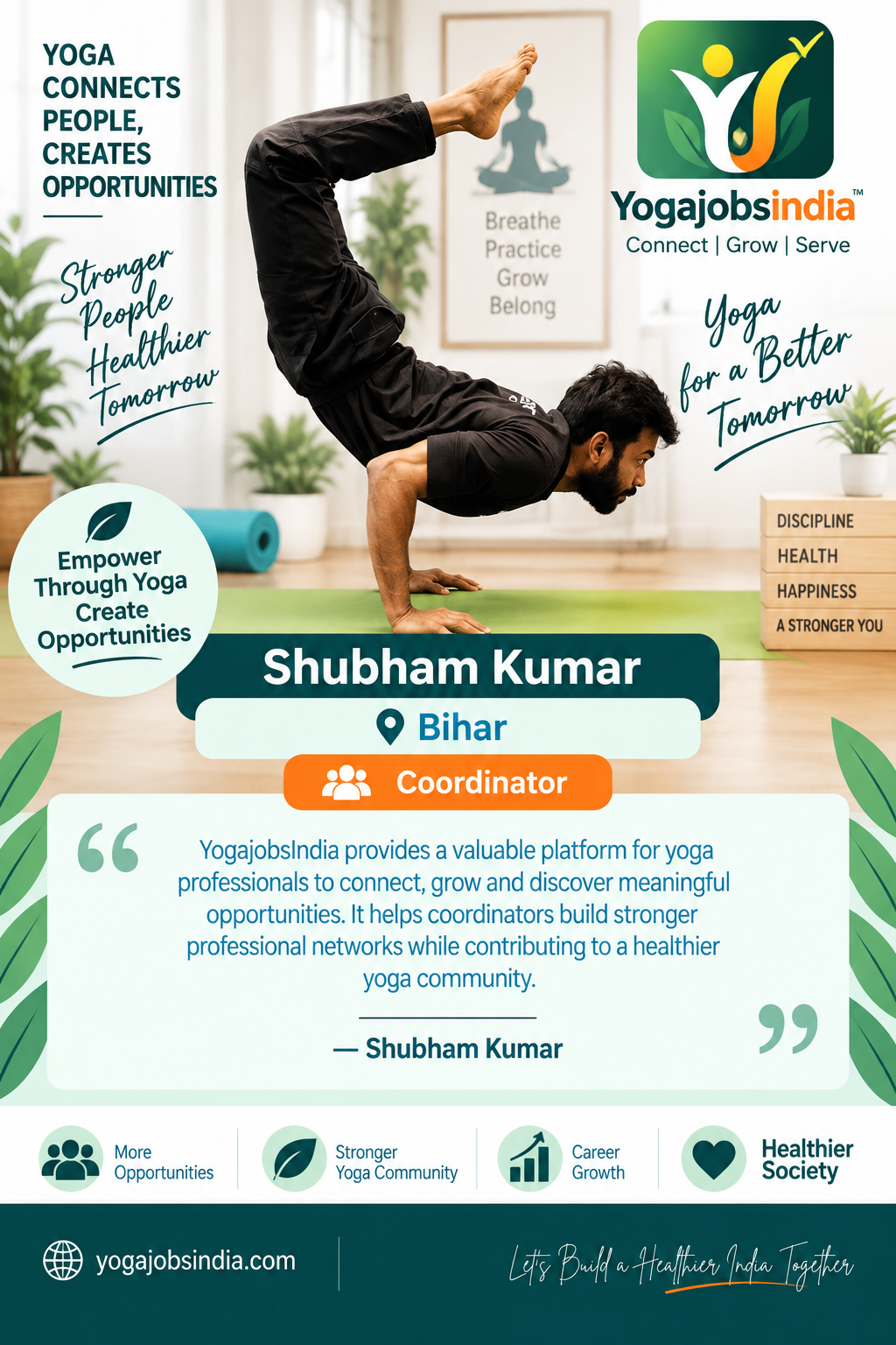 Shubham Kumar Bihar - Coordinator