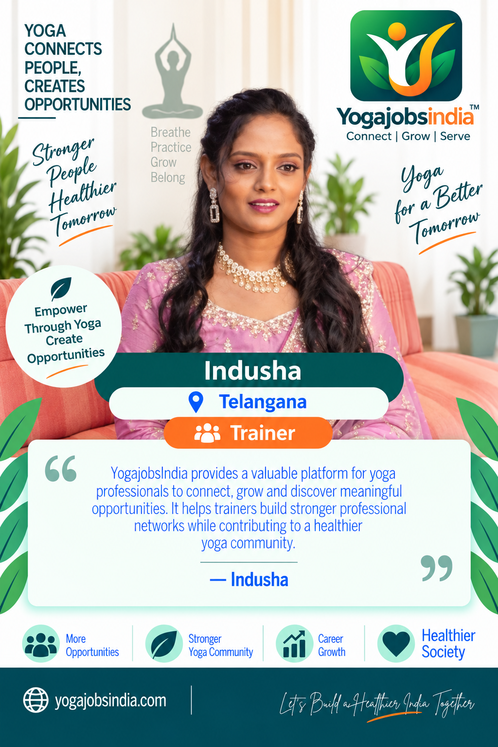 Indusha Telangana - Trainer