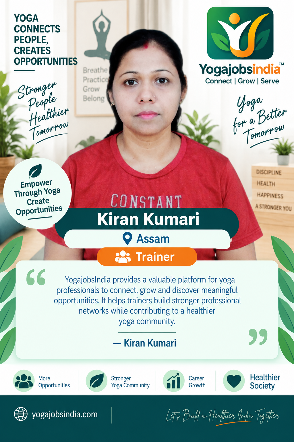 Kiran Kumari Assam - Trainer