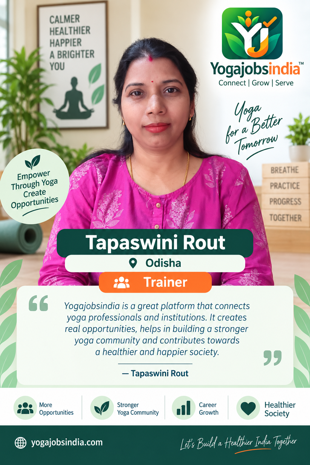 Tapaswani Odisha - Trainer